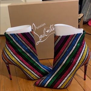 Christian Louboutin So Kate Glitter Booty Sz. 37